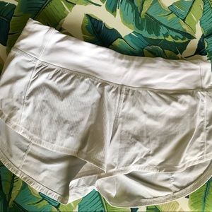 Lululemon Speed Up Short 2.5” white